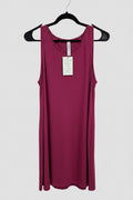 Burgundy Sleeveless long top
